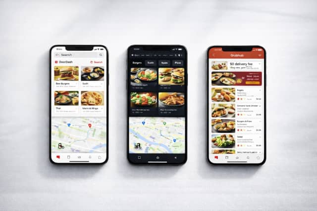 DoorDash vs Uber Eats vs Grubhub: App Interface Compared (2026)
