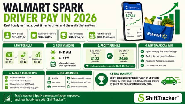 How Much Do Walmart Spark Drivers Make in 2026? Real Pay Per Delivery + Per Hour